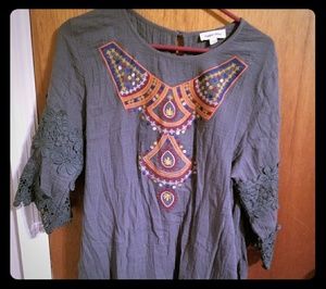 Bohemian Boutique Dress With Pockets!